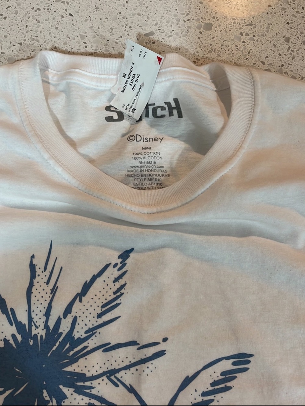 Disney Lilo and Stitch Stitch Aloha Surfboard T-Shirt Size M - Picture 2 of 3